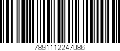 Código de barras (EAN, GTIN, SKU, ISBN): '7891112247086'