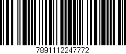 Código de barras (EAN, GTIN, SKU, ISBN): '7891112247772'