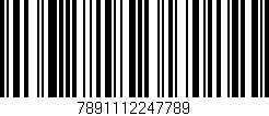 Código de barras (EAN, GTIN, SKU, ISBN): '7891112247789'