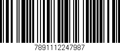 Código de barras (EAN, GTIN, SKU, ISBN): '7891112247987'