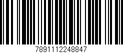 Código de barras (EAN, GTIN, SKU, ISBN): '7891112248847'