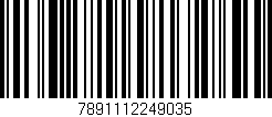 Código de barras (EAN, GTIN, SKU, ISBN): '7891112249035'