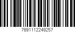 Código de barras (EAN, GTIN, SKU, ISBN): '7891112249257'
