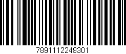 Código de barras (EAN, GTIN, SKU, ISBN): '7891112249301'