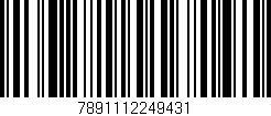 Código de barras (EAN, GTIN, SKU, ISBN): '7891112249431'