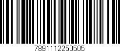 Código de barras (EAN, GTIN, SKU, ISBN): '7891112250505'
