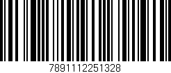 Código de barras (EAN, GTIN, SKU, ISBN): '7891112251328'