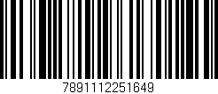 Código de barras (EAN, GTIN, SKU, ISBN): '7891112251649'