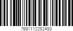 Código de barras (EAN, GTIN, SKU, ISBN): '7891112252493'