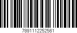 Código de barras (EAN, GTIN, SKU, ISBN): '7891112252561'