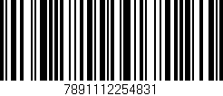 Código de barras (EAN, GTIN, SKU, ISBN): '7891112254831'