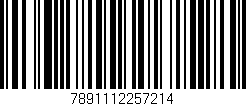 Código de barras (EAN, GTIN, SKU, ISBN): '7891112257214'