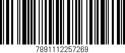 Código de barras (EAN, GTIN, SKU, ISBN): '7891112257269'