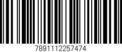 Código de barras (EAN, GTIN, SKU, ISBN): '7891112257474'
