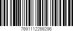 Código de barras (EAN, GTIN, SKU, ISBN): '7891112268296'