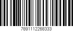 Código de barras (EAN, GTIN, SKU, ISBN): '7891112268333'