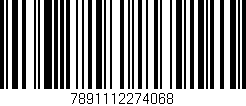 Código de barras (EAN, GTIN, SKU, ISBN): '7891112274068'