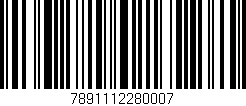 Código de barras (EAN, GTIN, SKU, ISBN): '7891112280007'