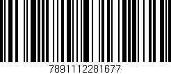 Código de barras (EAN, GTIN, SKU, ISBN): '7891112281677'