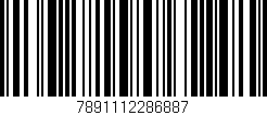 Código de barras (EAN, GTIN, SKU, ISBN): '7891112286887'