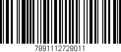 Código de barras (EAN, GTIN, SKU, ISBN): '7891112728011'