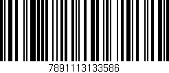 Código de barras (EAN, GTIN, SKU, ISBN): '7891113133586'