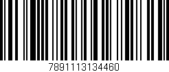 Código de barras (EAN, GTIN, SKU, ISBN): '7891113134460'
