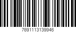 Código de barras (EAN, GTIN, SKU, ISBN): '7891113139946'