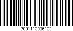 Código de barras (EAN, GTIN, SKU, ISBN): '7891113306133'