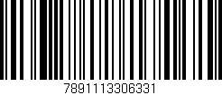 Código de barras (EAN, GTIN, SKU, ISBN): '7891113306331'