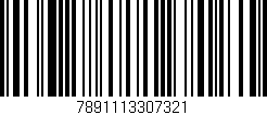 Código de barras (EAN, GTIN, SKU, ISBN): '7891113307321'