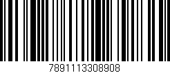Código de barras (EAN, GTIN, SKU, ISBN): '7891113308908'