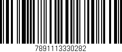 Código de barras (EAN, GTIN, SKU, ISBN): '7891113330282'