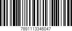 Código de barras (EAN, GTIN, SKU, ISBN): '7891113346047'