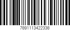 Código de barras (EAN, GTIN, SKU, ISBN): '7891113422338'