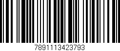 Código de barras (EAN, GTIN, SKU, ISBN): '7891113423793'