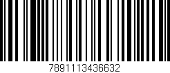 Código de barras (EAN, GTIN, SKU, ISBN): '7891113436632'