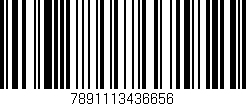 Código de barras (EAN, GTIN, SKU, ISBN): '7891113436656'