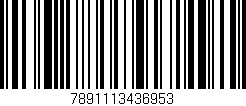 Código de barras (EAN, GTIN, SKU, ISBN): '7891113436953'