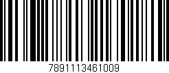 Código de barras (EAN, GTIN, SKU, ISBN): '7891113461009'