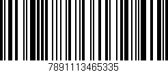 Código de barras (EAN, GTIN, SKU, ISBN): '7891113465335'