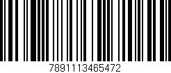 Código de barras (EAN, GTIN, SKU, ISBN): '7891113465472'