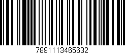 Código de barras (EAN, GTIN, SKU, ISBN): '7891113465632'