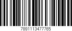 Código de barras (EAN, GTIN, SKU, ISBN): '7891113477765'
