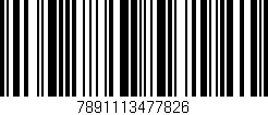 Código de barras (EAN, GTIN, SKU, ISBN): '7891113477826'