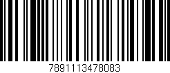 Código de barras (EAN, GTIN, SKU, ISBN): '7891113478083'