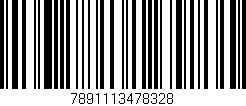 Código de barras (EAN, GTIN, SKU, ISBN): '7891113478328'