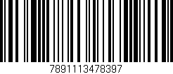 Código de barras (EAN, GTIN, SKU, ISBN): '7891113478397'