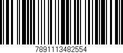 Código de barras (EAN, GTIN, SKU, ISBN): '7891113482554'