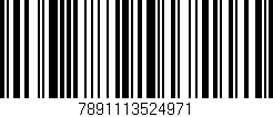 Código de barras (EAN, GTIN, SKU, ISBN): '7891113524971'